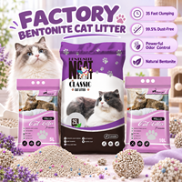 Sable sanitaire pour chats, directement de l'usine, 10L 8KG, 99,5% sans poussière, bentonite naturelle pour les distributeurs de litière pour chats