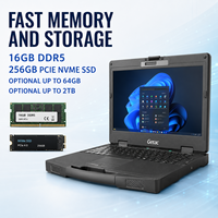 Portátil Semi-Robusto Getac S410 de 14 Pulgadas FHD, Intel Core I5-1340P, 8GB DDR5, 256GB NVMe SSD, 1000 Nits, IP53, Windows 11 Pro