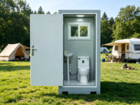 Bagno Portatile Modulare Monoposto MHY per Cantieri, Servizi Igienici Mobili Smontabili per Esterni e Parchi