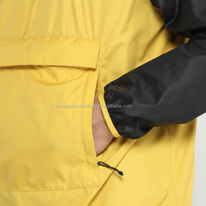 เสื้อแจ็คเก็ตและโค้ทกันลมแบบสลิม ระบายอากาศได้ดี ผลิตจากผ้าโพลีเอสเตอร์ทอแบบกำหนดเองจำนวนมาก ปี 2026  100% ไนลอนเคลือบพีวีซี - Product Image 1
