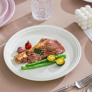 Juego completo de <span class=keywords><strong>vajilla</strong></span> de cerámica de color <span class=keywords><strong>rosa</strong></span> cereza para el hogar inglés en relieve, juego completo de sopa de arroz y trufa blanca y palillos - Product Image 3