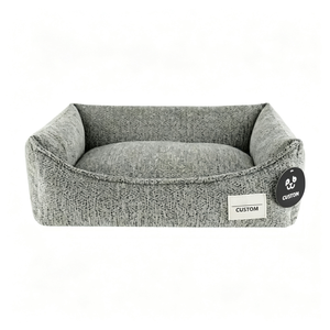 Custom <b>High</b> Quality Anti-Bacterial Mite Repellent Deodorant Mould Proof Fabric <b>Dog</b> <b>Bed</b> Rectangle Removable Pet Mat Cushion - Product Image 4
