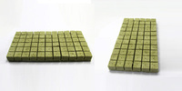 Agriculture Laine minérale Hydroponique Cubes de laine de roche 25*25*25mm Plantes de semis Culture de blocs de semis de laine de roche