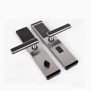 Nhà thông minh an ninh Ổ khóa cửa tự động khóa và xử lý Bộ trong Matte đen hoặc chải thép không gỉ Wi-Fi nối mạng - Product Image 4