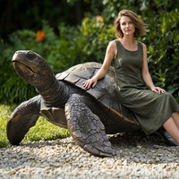 Sculpture de tortue de mer en laiton de haute qualité RELONG, statue d'animal en bronze, personnalisable, décoration extérieure à vendre
