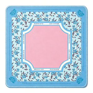 Tapis de jeu de mahjong de style chinois en SBR et diatomite, antidérapant, anti-huile, silencieux, personnalisable avec votre propre image, pour 4 joueurs, pliable - Product Image 2