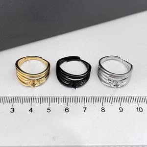 ขาตั้งแหวนเงินแท้ S925 สำหรับทำแหวนไข่มุก DIY พร้อมลูกปัดกลมขนาด 10-11 มม. 1771-Empty branch อุปกรณ์ตกแต่งเครื่องประดับเงิน - Product Image 4