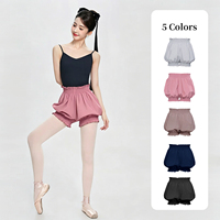 Shorts de ballet pour femmes, nouveau style, pantalon de danse trois-quarts, bloomers, vêtements d'entraînement de gymnastique, leggings, pantalon sculptant