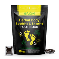 Comprimés de bain de pieds SEFUDUN, favorisent la circulation sanguine, soulagent la fatigue, herbes amincissantes jetables, détoxifiant, pédicure, bain de pieds amincissant pour les jambes