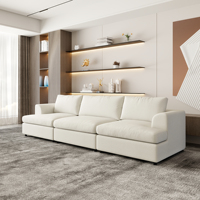 Sofá Modular Seccional de Esponja Bouclé Moderno y Minimalista ATUNUS, Sofá en Forma de U y L de Combinación Libre, Juego de Sofás Cloud