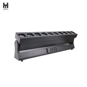 Barra de Luz LED Lineal Móvil RGBW <span class=keywords><strong>4</strong></span> en 1 de 10 Piezas * 60W con Luz Auxiliar IP20, Ángulo de Zoom 5-46, Control DMX512, Iluminación de Escenario - Product Image 1