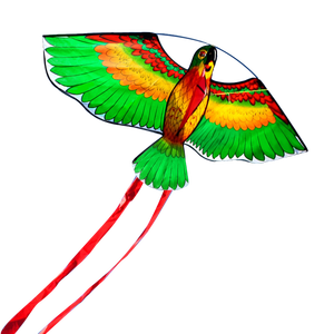 Papegaaienvliegers en vliegers in de vorm van een papegaai in verschillende kleuren - Product Image 2