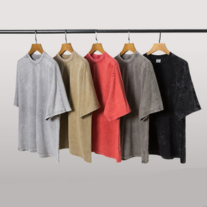 Proclub <strong>Branded</strong> Overruns Tshirt Bundle Vintage Mens Luxury Blank T Shirt <strong>Rock</strong> Custom Street Wear Vintage T Shirt Manufacture - Product Image 5