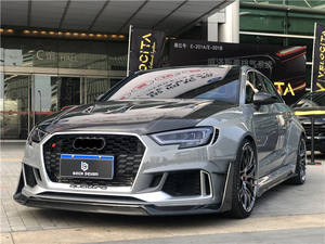 Kit de carrosserie en fibre de carbone, ensemble de carrosserie large, pour Audi S3 RS3 fprr + matériau RS3 - Product Image 3