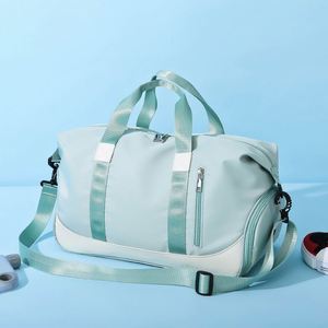 Sac de sport femme Yoga sac sec et humide séparation couleur unique épaule courte Distance Portable sac de voyage - Product Image 2