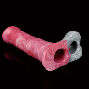 लिंग आस्तीन कंडोम का पुनः प्रयोज्य आसान साफ सिलिकॉन कॉक कॉक सेक्स खिलौना और पुरुषों के लिए लंबा - Product Image 5
