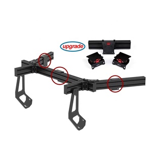 Hot Sale Customized Extrusion Aluminum Frame TV Screen <strong>Mount</strong> <strong>VESA</strong> Displaying Adjustable Mounting <strong>VESA</strong> Bracket for Sim Racing Rig - Product Image 3