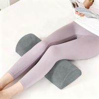 Oreiller ergonomique en mousse à mémoire de forme demi-lune avec housse amovible pour le soutien du sommeil et l'allaitement, certifié CertiPUR OEKO TEX, OEM/ODM