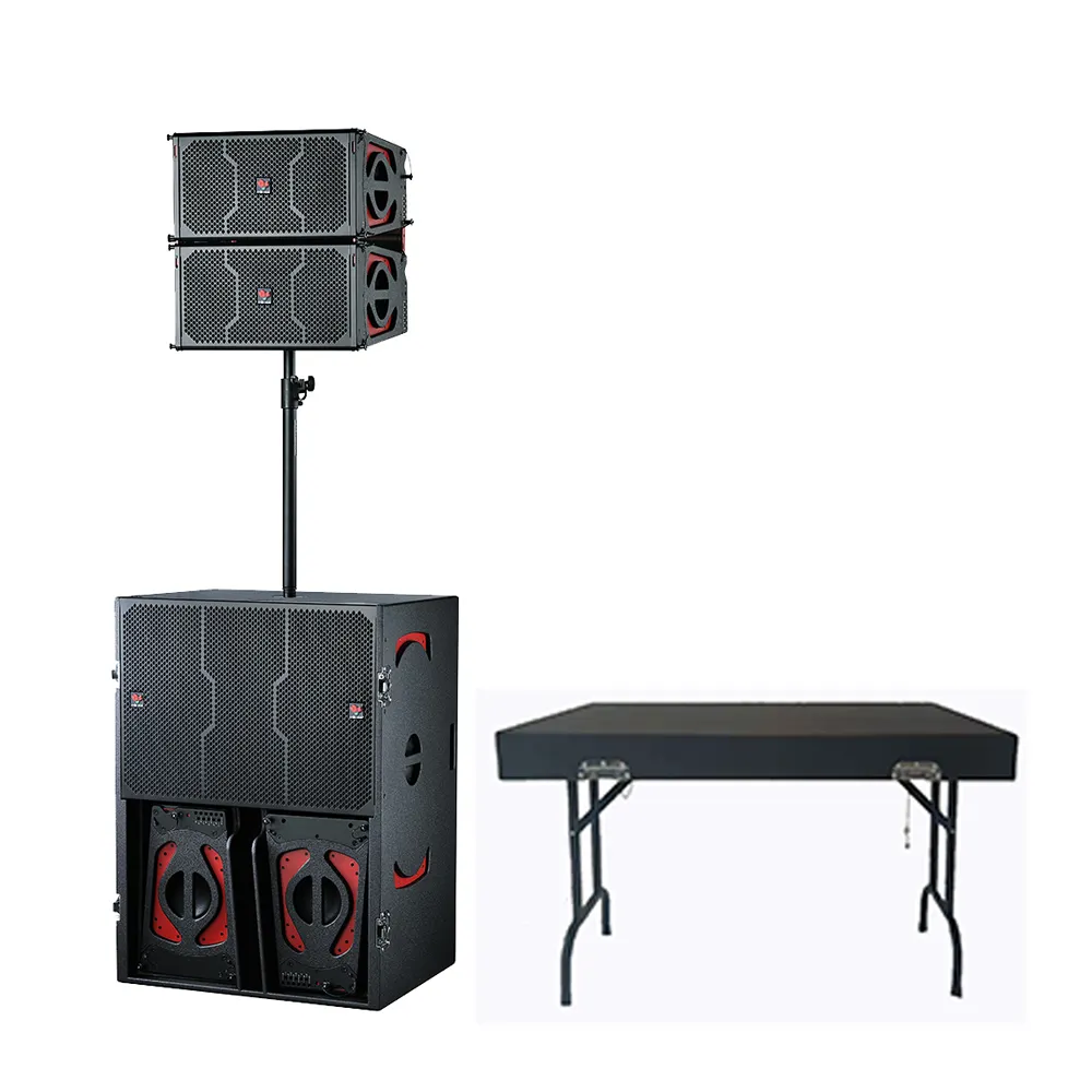 professional audio line array speaker active passive speaker system single 10 inch with single 18 inch subwoofer sound system