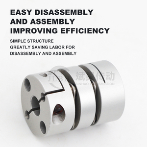 Новая гидравлическая муфта GLF с двойной диафрагмой, гибким валом, из алюминиевого сплава, с дисковыми соединениями для валов, OEM HAOGONG - Product Image 2