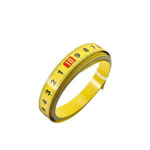Metrisches Stahl-Gehrungsschienen-Maßband Selbstklebendes Skalenlineal 1m-5m für Tischsäge T-Schiene Holzbearbeitungswerkzeuge - Product Image 2