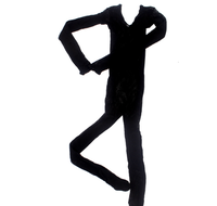 BT00082 Combinaison de danse professionnelle pour femme, intégrale, en résille, style collant, pour danse latine et de salon