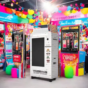 USA Wholesale Wooden Selfie Photo Booth Machine dslr Vintage Photo Booth with Printer With Printer And Camera For Party