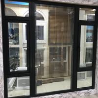 Fenêtres à battants de bonne qualité en VPC/UPVC avec grilles