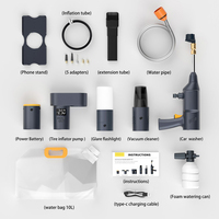 Kit modulaire pour voiture intelligente Alimentation d'urgence personnalisable Machine à laver voiture Gonfleur automatique des pneus Banque d'énergie portable