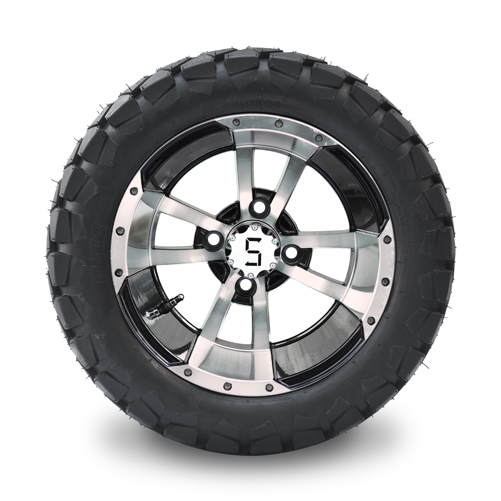 22*10-14 กลึง/สีดำเงา