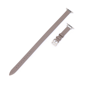 Bracelets de <span class=keywords><strong>montre</strong></span> intelligente en cuir véritable pour Apple Watch Ultra Bands 2 49mm Double Tour <span class=keywords><strong>Bracelet</strong></span> 20mm pour <span class=keywords><strong>hublot</strong></span> Watch Strap - Product Image 4