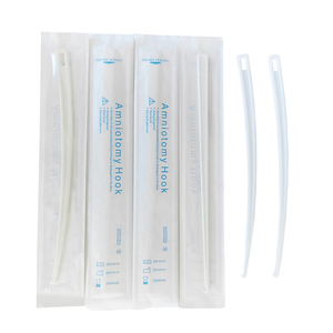 Instruments chirurgicaux jetables d'usine, crochet pour liquide amniotique pour l'hôpital, gynécologie, accouchement, utilisé dans les procédures d'amniocentèse - Product Image 1