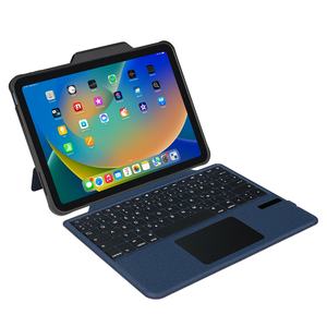 Teclado BT Inteligente con Trackpad y Funda Protectora Resistente Azul Marino para iPad 10 de 10.9 Pulgadas 2022, Precio de Fábrica - Product Image 3