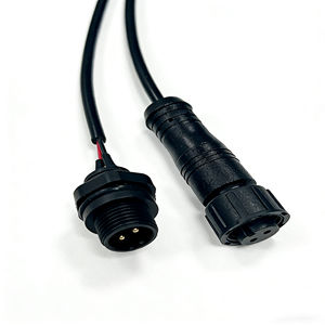 IP68防水ケーブル ナイロン製プラスチック電気コネクタ 2ピン 3ピン 4ピン 防水パネルマウントコネクタ - Product Image 2