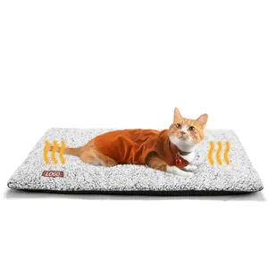 No Electric Dog Cushion Extra Warm Heated Thermal Heat Mat Self-Warming Pet Pad Blanket Heating Cat Bed Mat for Indoor Cats