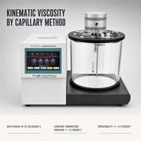Viscosimètre capillaire, testeur de viscosité cinématique, courbe de viscosité-temperature des produits pétroliers, ASTM D445