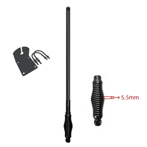 Antenne tout-terrain 40cm 60cm 75cm 107cm 124cm, antenne décorative robuste pour voiture avec ressort de 5,5 mm - Product Image 4