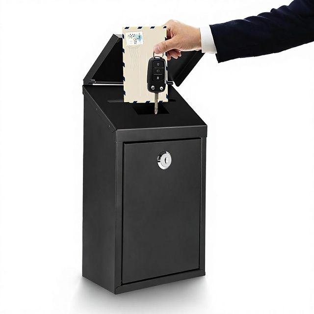 Custom Outdoor Waterproof Free Standing Wall Mount Secure Mail & Package Delivery Box Metal Locking Mailbox OEM ODM