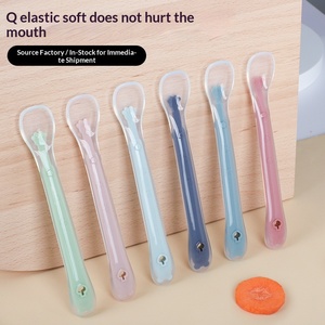 Cucchiaio in Silicone Liquido Morbido a Forma di Cartone Animato per Neonati, per Alimenti Supplementari - Product Image 2