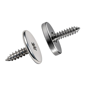 Magnetic Door Catch Circular Carbon Steel Minimalist Cabinet Door Use - Product Image 2