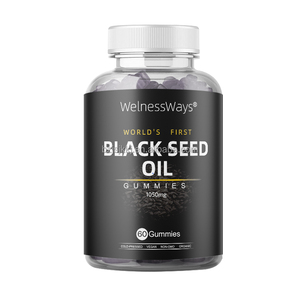 Welnessways Private Label integratore alimentare all'ingrosso olio di semi nero biologico caramelle gommose Vegan semi di cumino nero - Product Image 3