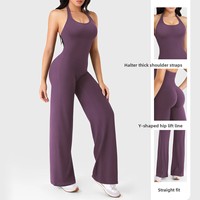 Nouvelle combinaison moulante pour femme, idéale pour le fitness, le sport, la course à pied, le yoga, en spandex/nylon sans couture, effet push-up des fesses.