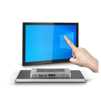 Ip65 10.1 15 15.6 21.5 inci Panel PC Industri AIO dengan 1 layar sentuh tahan kerusakan dan kasar untuk penggunaan lift Linux Win