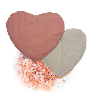 Compresse chauffante lestée au sel de l'Himalaya pour le soulagement des douleurs dorsales et des crampes, avec thérapie par chaleur humide pour l'apaisement de l'anxiété - Product Image 1