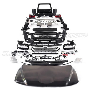Parrilla Delantera y Alerón Trasero para Toyota Land Cruiser LC200 2016-2021, Kit de Carrocería, Accesorios para Auto - Product Image 6