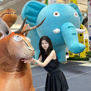 Blow up géant Animaux Cartoon Balloon Gonflable Gros Tigre pour Décoration <span class=keywords><strong>de</strong></span> Toit Extérieur Publicité - Product Image 2