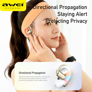 <span class=keywords><strong>AWEI</strong></span> 노이즈 캔슬링 TWS 이어폰 및 헤드폰 오픈 이어 디자인 블루 치아 무선 헤드셋 - Product Image 4