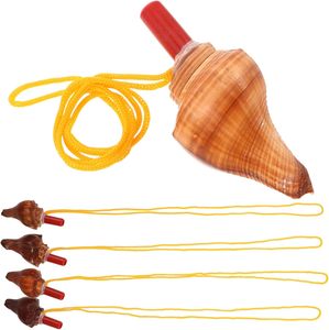 Fischietto in Conchiglia Naturale, Corno di Conchiglia Fatto a Mano per Esibizioni Musicali, Attività all'Aperto, Feste a Tema Spiaggia, Decorazioni per Matrimoni - Product Image 4