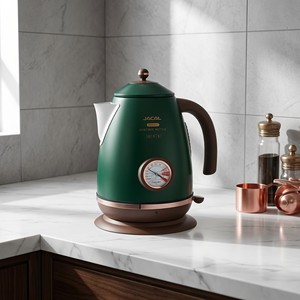 Bouilloire électrique rétro Jigo 1,8 L, isolée, température constante, usage hôtelier - Product Image 1