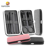 Kit de voyage, pinces à ongles et ciseaux, en acier, personnalisé, pour la maison, accessoires pour manucure